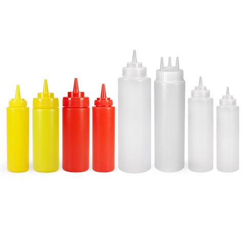 Dressingflasker i forskjellige farger og størrelser!