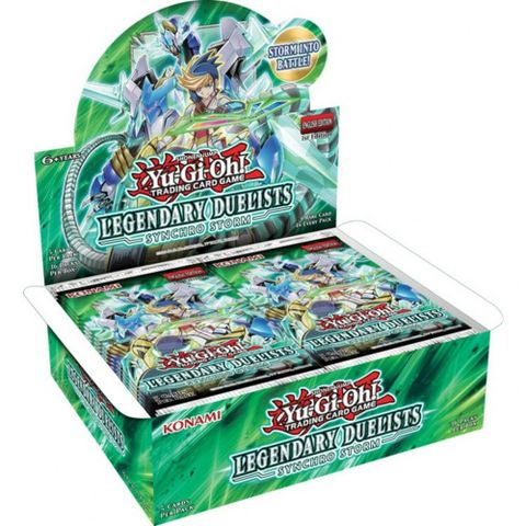 YU-GI-OH LEGENDARY DUELISTS SYNCHRO STORM BOOSTER DISPLAY