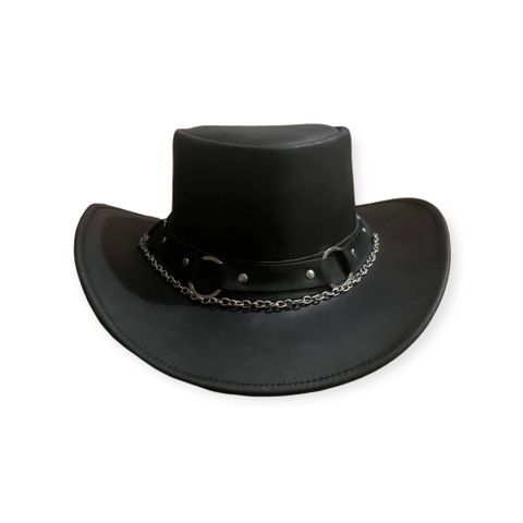 cowboy western skinn hatt stone