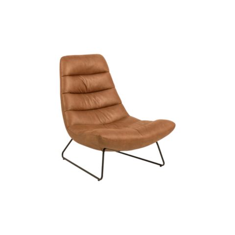 2 stk Fri Frakt | Nyrenset | Milford Hvilestol i brun fra A-Møbler
