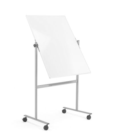 Helt nytt | Mobil whiteboard DORIS, dobbeltsidig, gulvstativ, H120 B100 cm