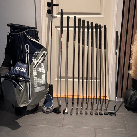 Full Utstyrt Golfsett - Med helt ny Bag!