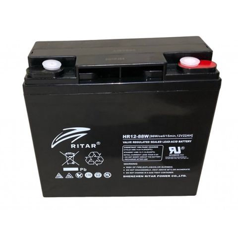 HR12-88W RITAR HIGH RATE AGM BATTERI 12V 22AH