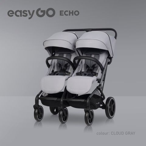 EasyGo Echo dobbelbarnevogn / tvillingvogn/søskenvogn!