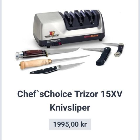 Chef`sChoice Trizor 15XV Knivsliper