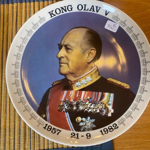 Kong Olav V 25 år som konge , Ål