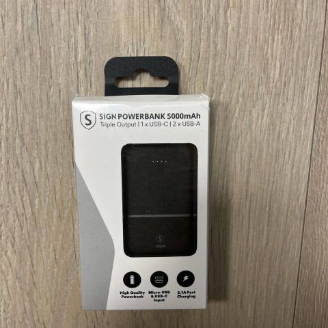 Sign powerbank 5000mAh