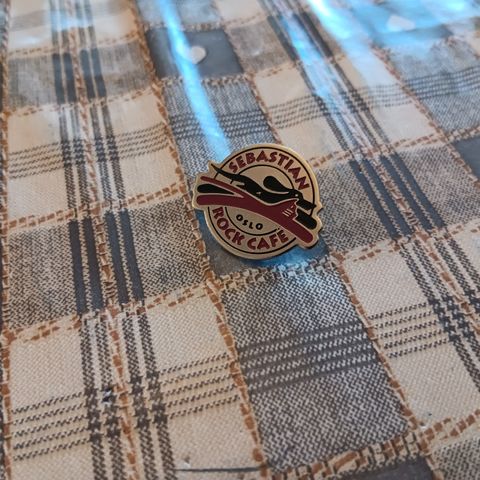 Sebastian Rock Cafe Oslo pins.