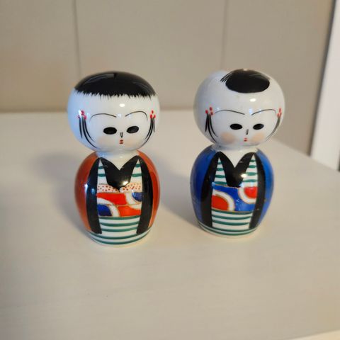 Salt og pepper  Japanske figurer