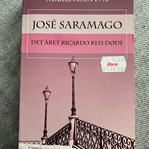 DET ÅRET RICARDO REIS DØDE - Jose Saramago