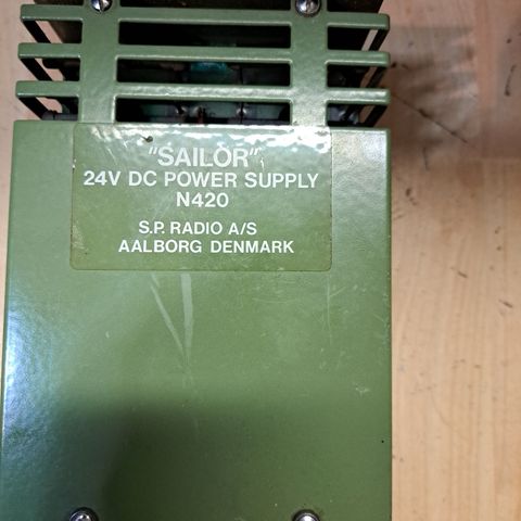 SAILOR 24 V DC POWER SUPPLY