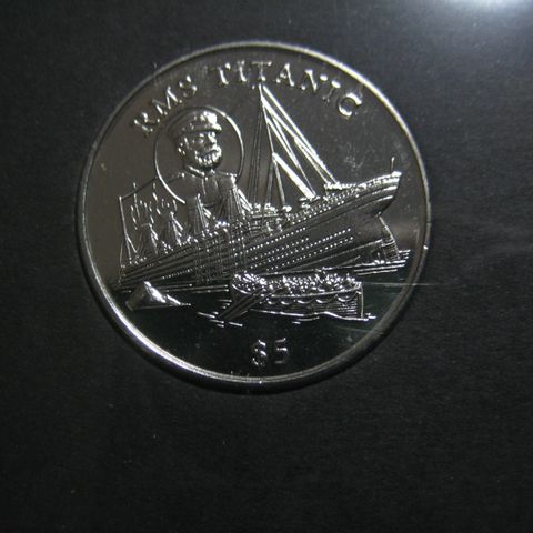 5 Dollar Liberia 1998 RMS Titanic
