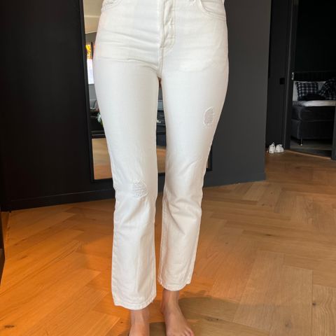 Levis 501 dame modell - off White W25 L28