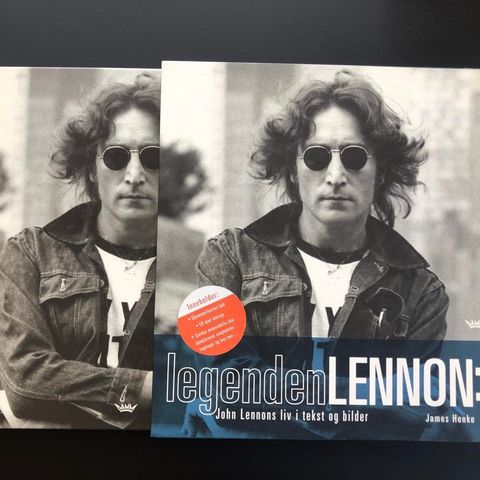 Legenden LENNON John Lennons liv i tekst & bilder.  Scap-book utgave SOM NY!