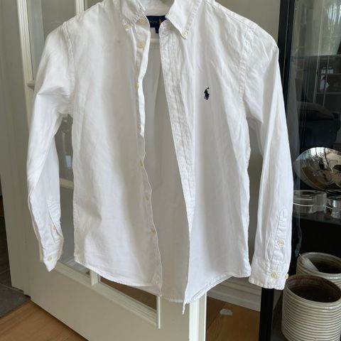 Hvit skjorte str 14 år