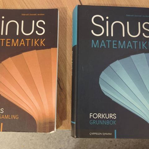 Sinus Matematikk Forkurs Grunnbok + Formelsamling (2022)