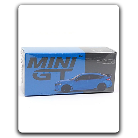 Mini GT 1:64 Honda Civic Type R Boost Blue Pearl 2023, MGT00637