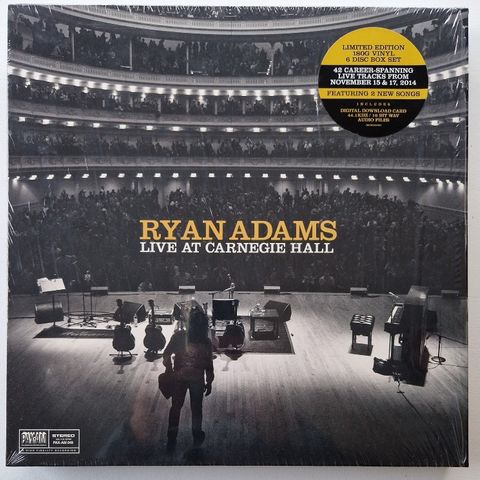 Ryan Adams - Live At Carnegie Hall 6LP box set.