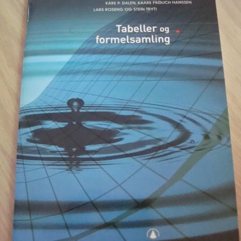 Tabeller og formelsamling