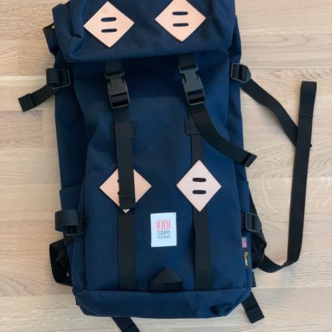 NY OG UBRUKT Topo Klettersack Navy ryggsekk