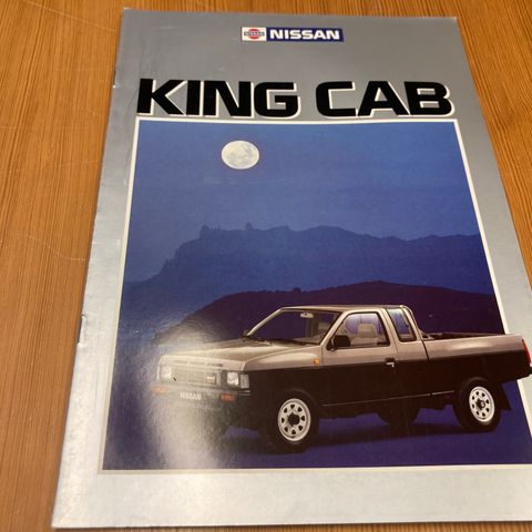 BILBROSJYRE - NISSAN KING CAB - 1986