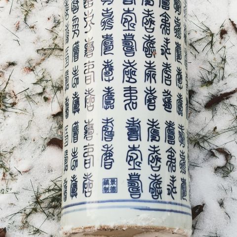 Kinesisk porselen paraply stativ