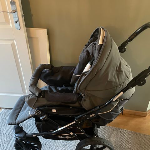 Emmaljunga Super Nitro/Viking vogn med Edge Duo sportsdel/sittedel🤩