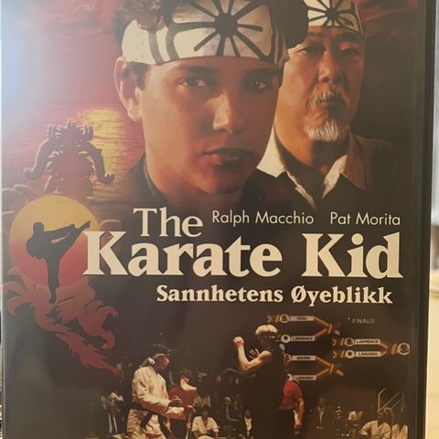 Karate Kid-50kr ved kjøp av 3 filmer