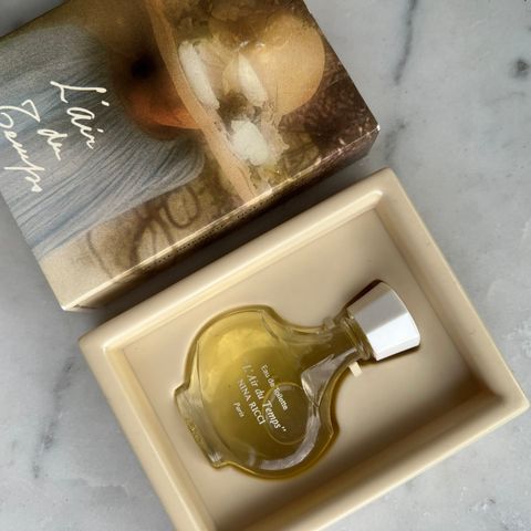 Vintage miniatyr parfyme, L’air du Temps
