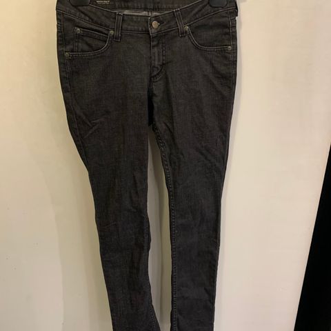 Gråsvart jeans fra Lee - lavt liv - mod: Norma W 30 L 33