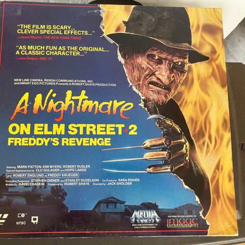 A Nightmare on Elm Street 2 på LaserDisc