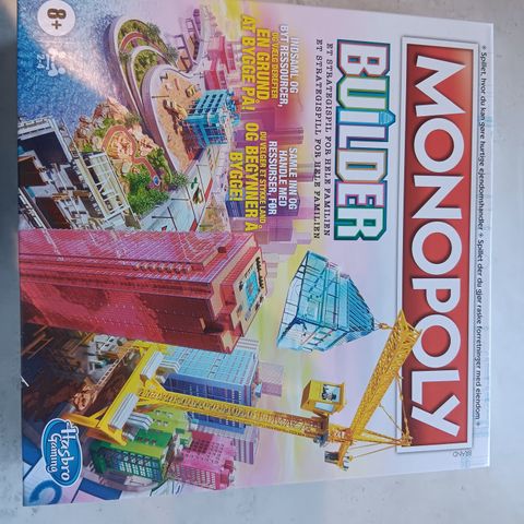 Uåpnet Monopoly builder