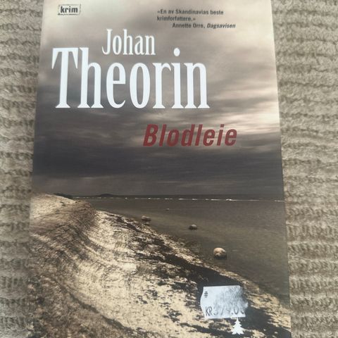 God krim! Blodleie av Johan Theorin- innbundet bok