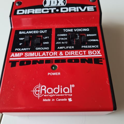 Radial tonebone JDX direkte drive