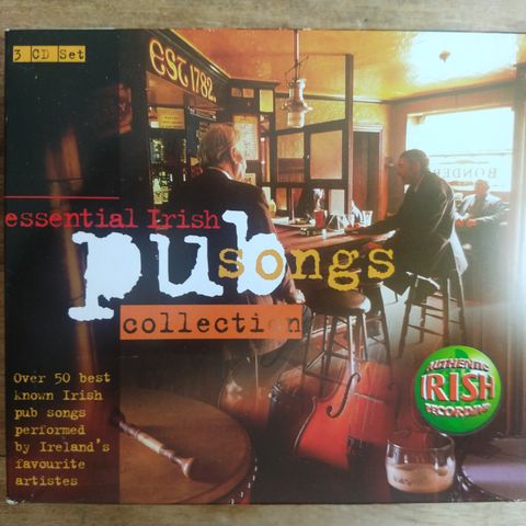 Essential Irish Pub Songs Collection (3 x CD)
