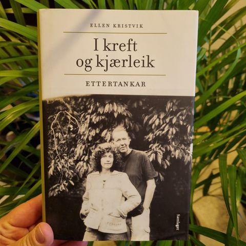 I kreft og kjærleik - ettertankar Av Ellen Kristvik. Innbundet!