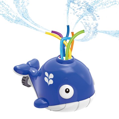 super water fun splash water sprinkler whale
