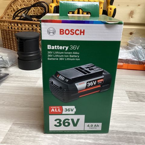 Nytt Batteri til gressklipper og Div. andre Bosch produkter