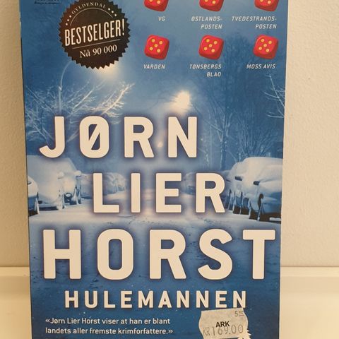 Bok" Hulemannen" av Jørn Lier Horst