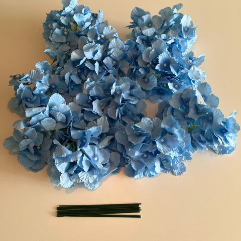 Hortensia/blomster i plast