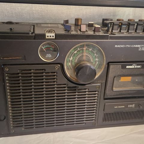 Vintage JVC radio kassett tv