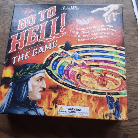 GO TO HELL! THE GAME. BRETTSPILL.