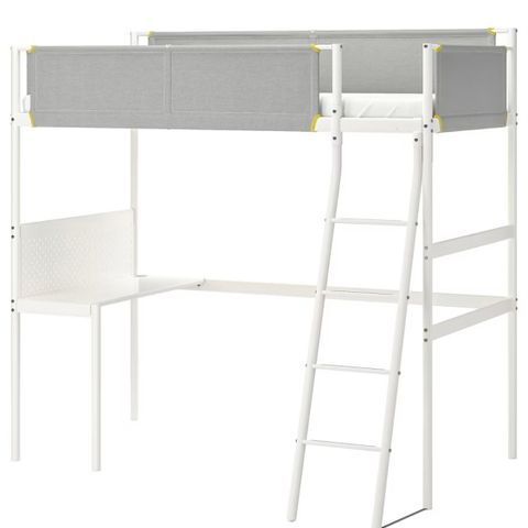 Ikea VITVAL køyeseng med bord