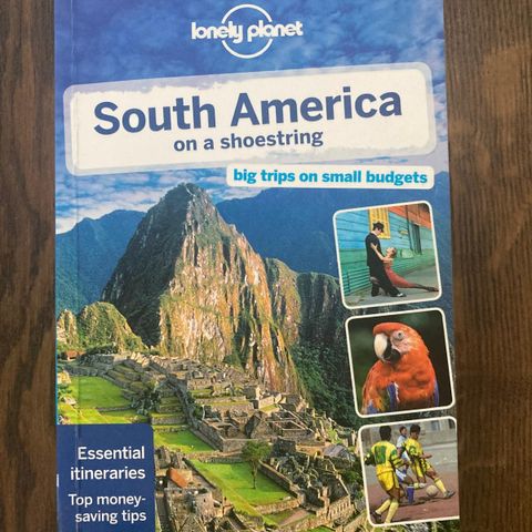 South America - Lonley Planet travel reisebøk