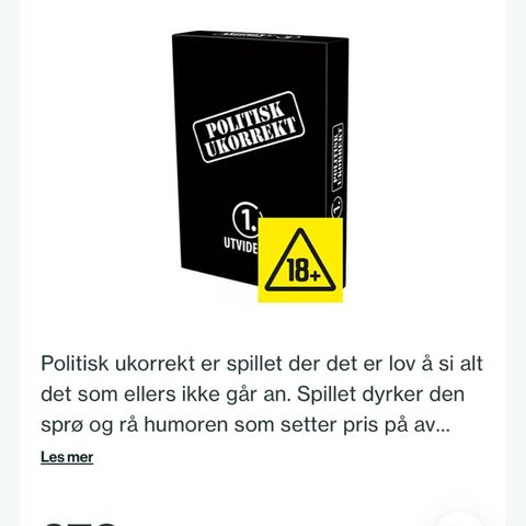 Uåpnet politisk ukorrekt 1. utvidelse | 🎲