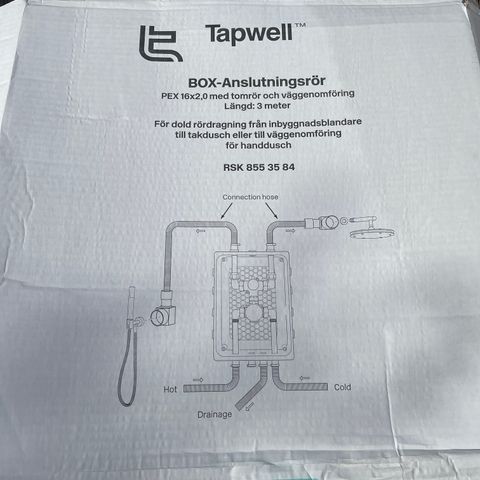 Tapwell connection hose
