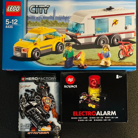 2 Legosett & 1 Elektrosett