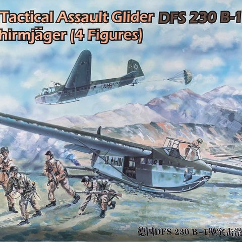 1/35 Glidefly DFS 230 B-1 m/fallskjermjegere (Bronco)