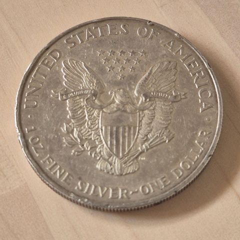 1oz American Eagle 1996 sølvmynt
