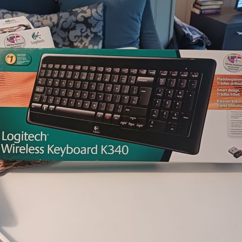 Logitech trådløst tastatur K340